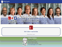 Tablet Screenshot of chefcyndie.com